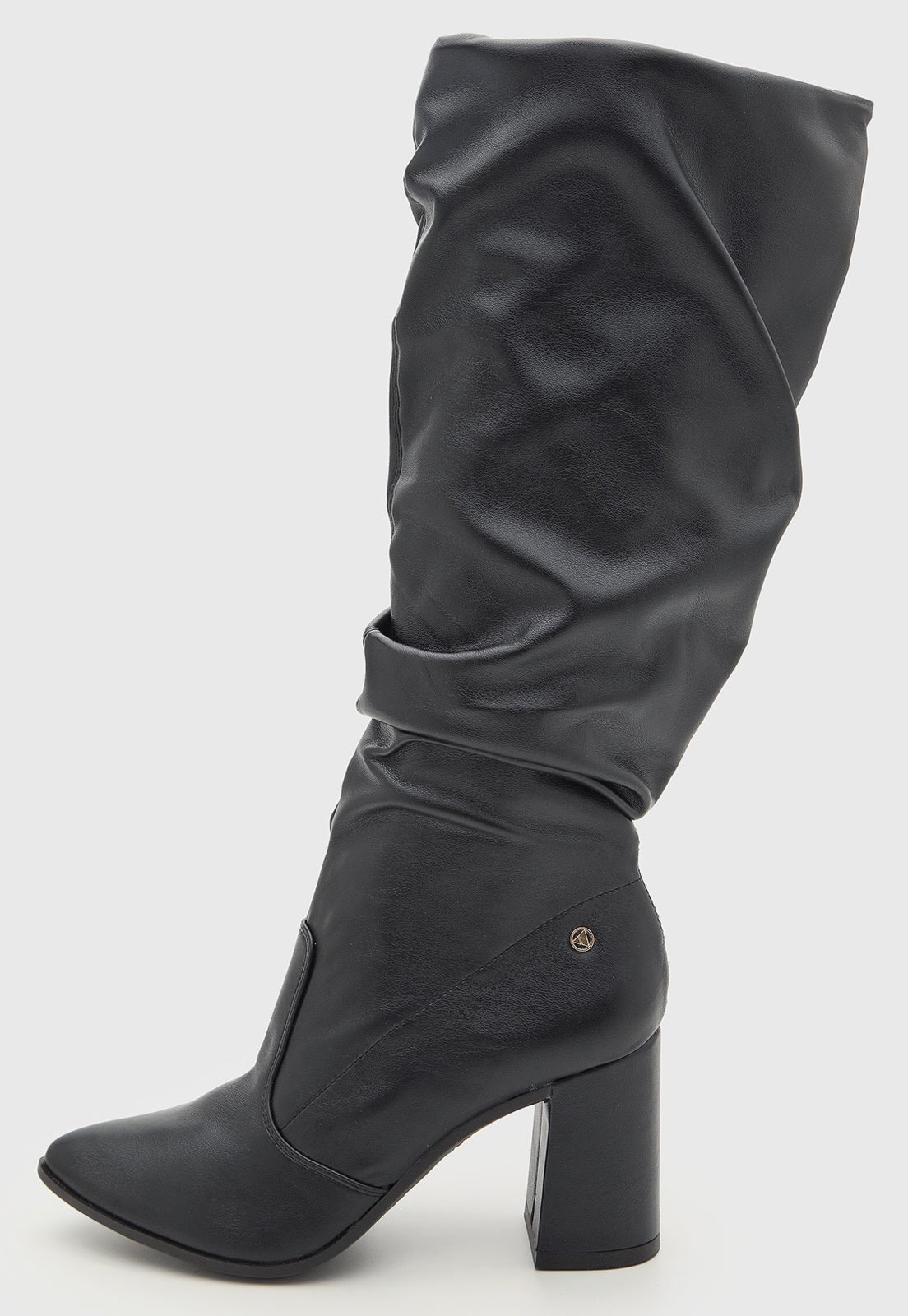 Bota Feminina VIA UNO Cano Longo Preta